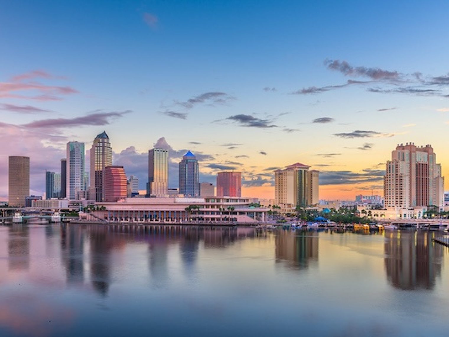 Tampa, Florida city skyline.